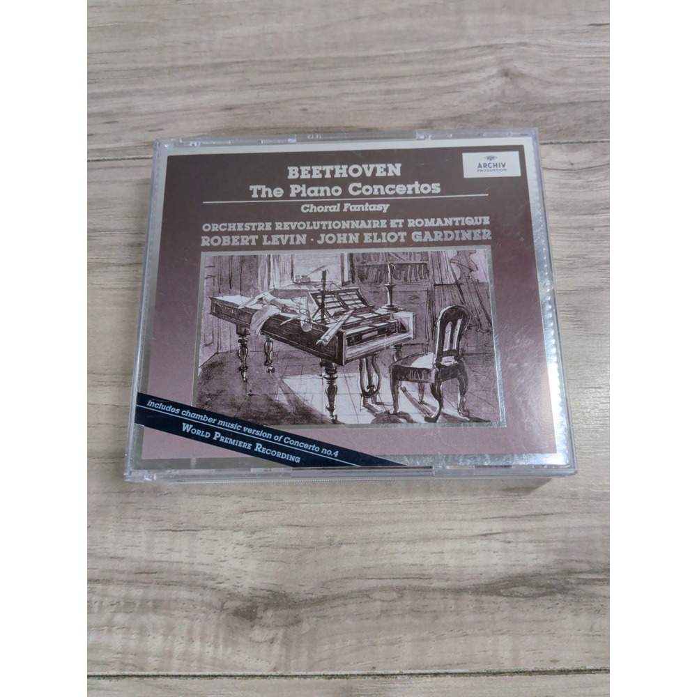 Beethoven: The Piano Concertos - Choral Fantasy / Levin, Gardiner